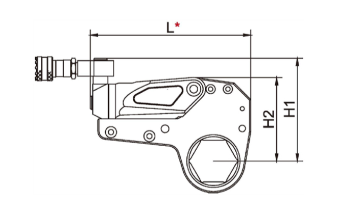 中空型液压扭矩扳手